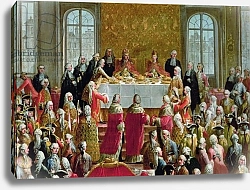 Постер Мейтенс Мартин The Coronation Banquet of Joseph II, Emperor of Germany, 1764