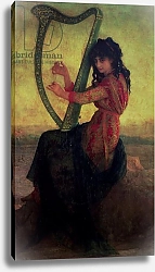 Постер Херберт Антуан Muse Playing the Harp