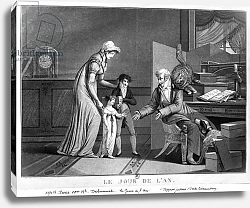 Постер Дебюкур Филибер New Year's Day, 1807
