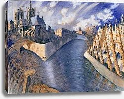 Постер Джонсон Уол (совр) Notre Dame Cathedral, Paris, 1986