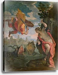 Постер Веронезе Паоло Perseus Rescuing Andromeda