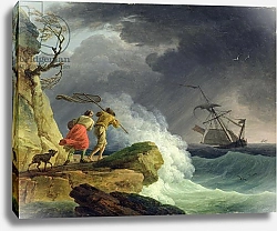 Постер Верне Клод Coastal Scene in a Storm, 1782