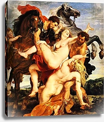 Постер Рубенс Петер (Pieter Paul Rubens) Похищение дочерей Левкиппа