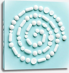 Постер Спираль из таблеток
