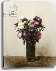 Постер Фантен-Латур Анри Vase of Flowers, 1872