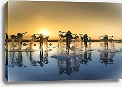 Постер Вьетнамские соляные озера
