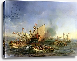 Постер Майер Август Naval Battle of Episkopi in 1323, 1841