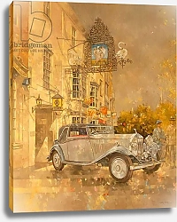 Постер Миллер Питер (совр) Rolls Royce outside the Swan Hotel, Market Harborough