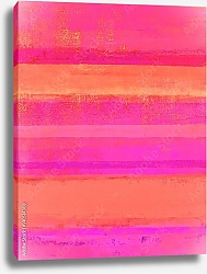 Постер Розовая абстракция с полосами