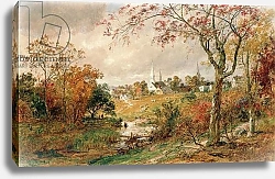 Постер Кропси Джаспер Autumn Landscape, Saugerties, 1886