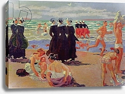 Постер Дени Морис Bathing at the Pardon of Sainte-Anne-la-Palud, 1905