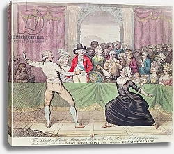 Постер A Fencing Duel at Carlton House in the presence of the Prince Regent, 1787