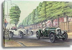 Постер Уитланд Ричард Duel at Pontlieu, Le Mans, 1930