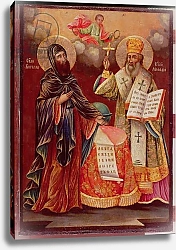 Постер Icon of St. Cyril and St. Methodius 1862