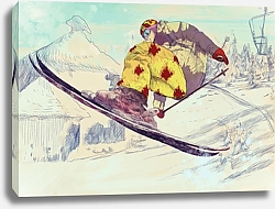 Постер Лыжник 5
