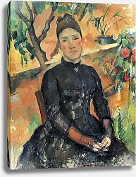 Постер Сезанн Поль (Paul Cezanne) Мадам Сезанн
