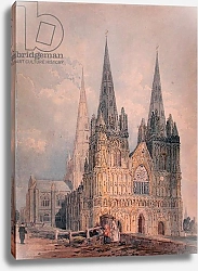 Постер Гиртин Томас Lichfield Cathedral, Staffordshire, 1794