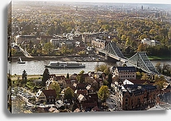 Постер Вид на Дрезден с высоты