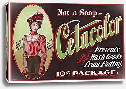 Постер Неизвестен Not a soap-Cetacolor prevents wash goods from fading