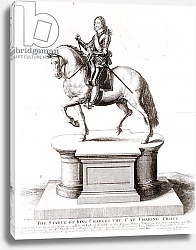 Постер Холлар Вецеслаус (грав) The statue of King Charles the 1st at Charing Cross