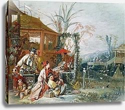 Постер Буше Франсуа (Francois Boucher) The Chinese Hunt, c.1742