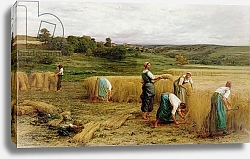 Постер Лермит Леон Harvest, 1874