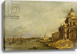 Постер Гварди Франческо (Francesco Guardi) Santa Maria delle Salute and the Entrance to the Grand Canal, Venice, Looking East,