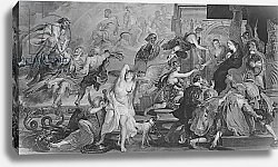 Постер Рубенс Петер (Pieter Paul Rubens) The Apotheosis of Henri IV and the Proclamation of the Regency of Marie de Medici, 1622-25