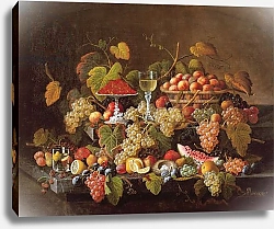 Постер Розен Северин Still Life with Fruit, c.1860