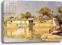 Постер Уикс Эдвин Palace and Lake at Sarkeh, near Ahmedabad, India, c.1882-83