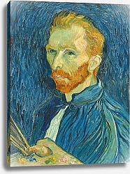 Постер Ван Гог Винсент (Vincent Van Gogh) Self-Portrait, 1889 2