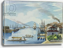 Постер Лозано Хосе Mouth of the Passig River, from 'The Flebus Album of Views In and Around Manila', c.1845