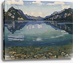 Постер Ходлер Фердинанд Thunersee with Reflection, 1904