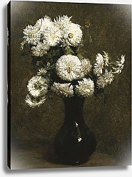 Постер Фантен-Латур Анри Chrysanthemums; Chrysanthemes, 1871