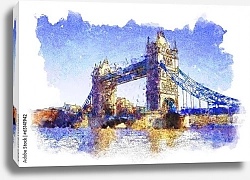 Постер Тауэрский мост Лондона