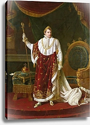 Постер Лефевр Робер Portrait of Napoleon in his Coronation Robes, 1811