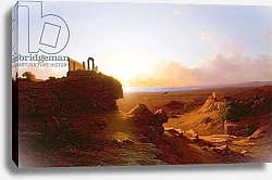Постер Лигети Анталь Romantic Landscape, 1860