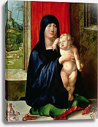 Постер Дюрер Альбрехт Madonna and Child, c.1496-99