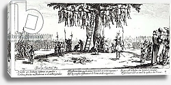 Постер Калло Жак The Hanging, plate 11 from 'The Miseries and Misfortunes of War', engraved by Israel Henriet 1633