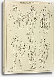 Постер Рубенс Петер (Pieter Paul Rubens) Six male figures