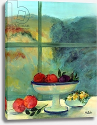 Постер Леон Мариса (совр) Interior with Window and Bowl