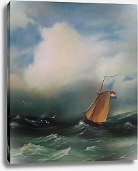 Постер Айвазовский Иван Tempète sur la mer