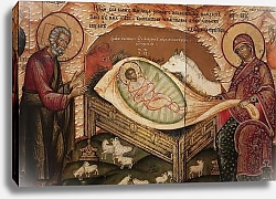 Постер The Nativity, 1701, Vologdda, Ivan Markov, Russian Museum
