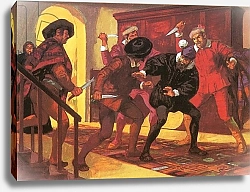 Постер Салинас Альберто Pizarro dying at the hands of his rebellious soldiers