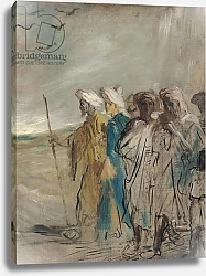 Постер Чассеро Теодор Group of Arabs or, Joseph Sold by his Brothers