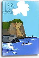 Постер Хируёки Исутзу (совр) Summer and sea and boat.