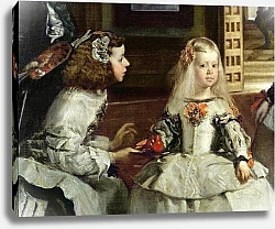Постер Веласкес Диего (DiegoVelazquez) Las Meninas or The Family of Philip IV, c.1656 6