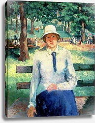 Постер Малевич Казимир Girl Without Work, 1918-19