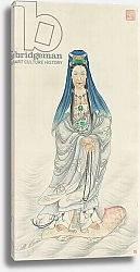 Постер Школа: Китайская 19в. Portrait of Empress Dowager Cixi as Guanyin