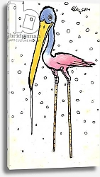 Постер Адамсон Джордж (совр) Stork with Calibrated Shanks, 1970s